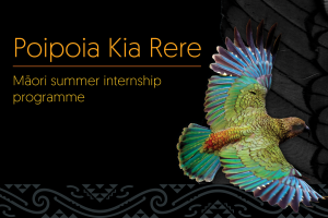 Poipoia kia rere – helping the fledgling to fly