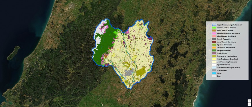 Spatial model for mapping the monthly nectar and pollen production, Upper Ruamahanga catchment, Wairarapa.