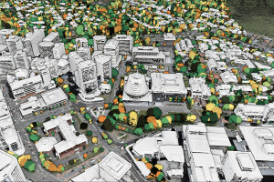 3D tree map of central Wellington