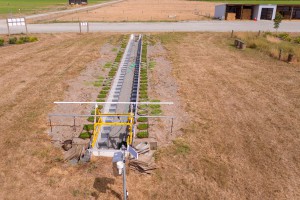 Aerial view of the lysimeter facility (Bradley White)