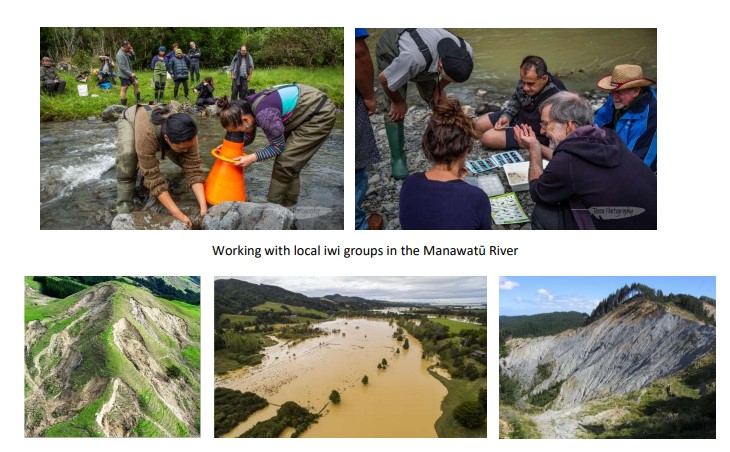 Working with local iwi groups in the Manawatū River