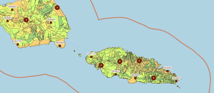 Soil mapping of Samoa as shown on the Pacific Soils Portal