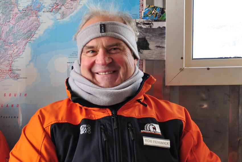Sir Rob Fenwick in Antarctica