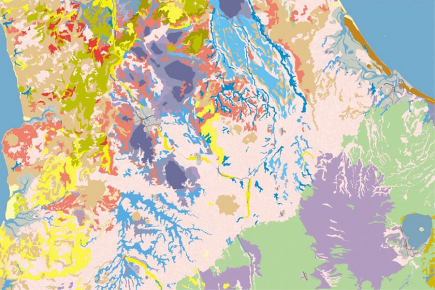 Example of a digital soil map from Manaaki Whenua’s Soils Portal.