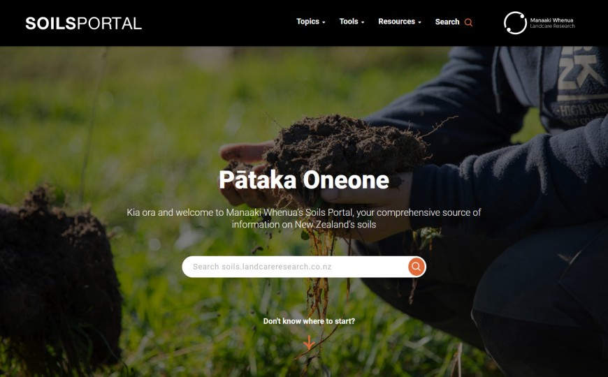 Soils Portal | Pātaka Oneone