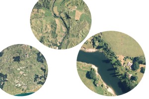 Aerial imagery of the Hawke’s Bay region that shows layers of objects classified into at least 5 vegetation classes: forests, standalone trees, shelter belt and riparian wetland down to the smallest detail.
