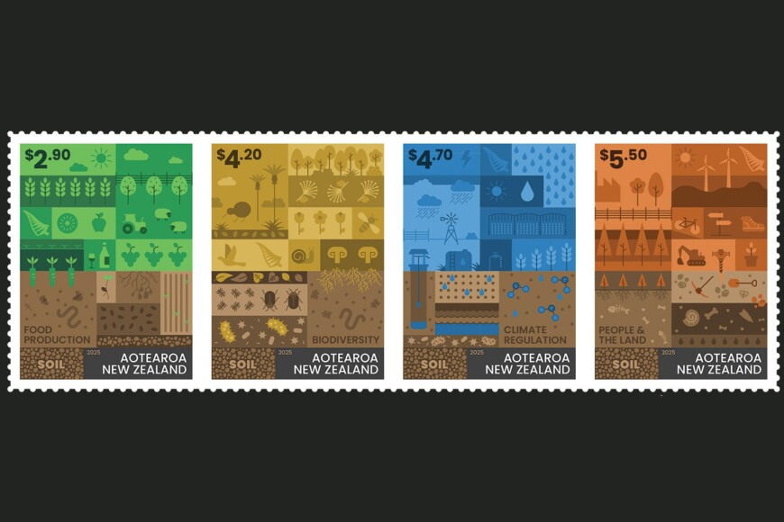 Soil-themed stamps Soil-themed stamps