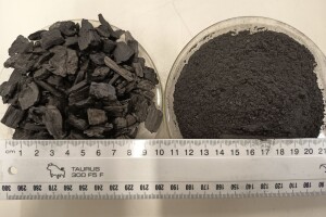 Biochar close-up