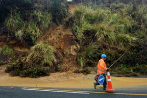 Landsides in Hawkes Bay