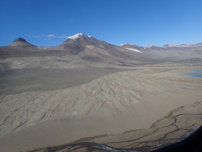 Figure 1: Soil sampling in the McMurdo Dry Valleys.