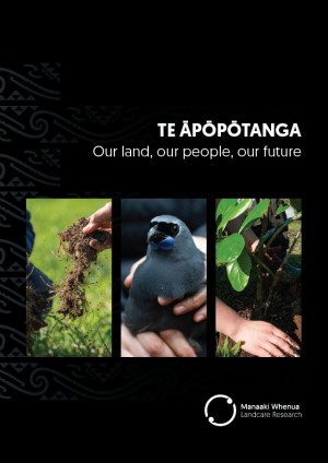 Cover – Te Āpōpōtanga – Our land, our people, our future